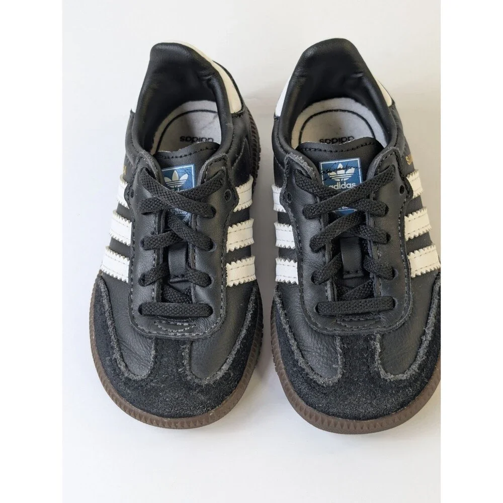 adidas Classic Samba OG Kids' Size 6K Shoes White/Black